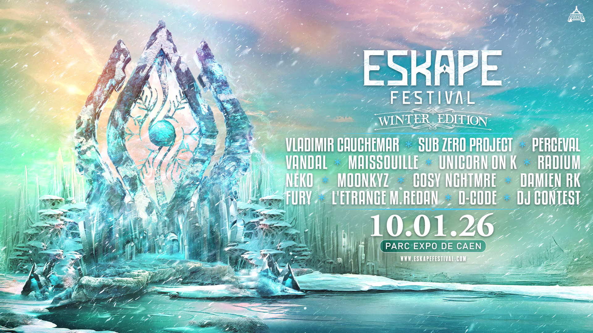 Les meilleurs Festivals Techno en France en 2026 ! - Eskape winter edition festival techno france - Tenue de festival