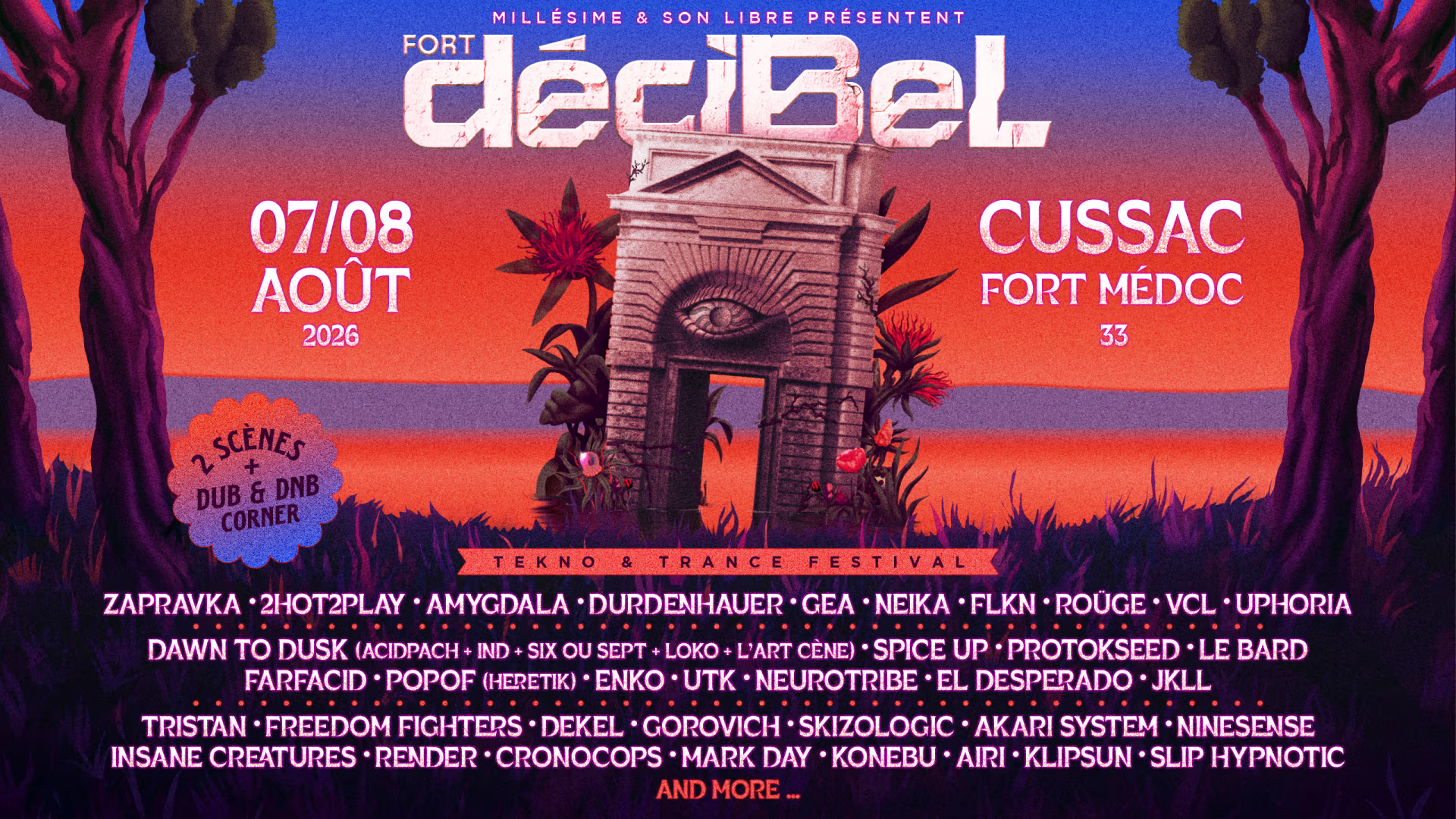 Les meilleurs Festivals Techno en France en 2026 ! - Fort décibel festival techno france - Tenue de festival