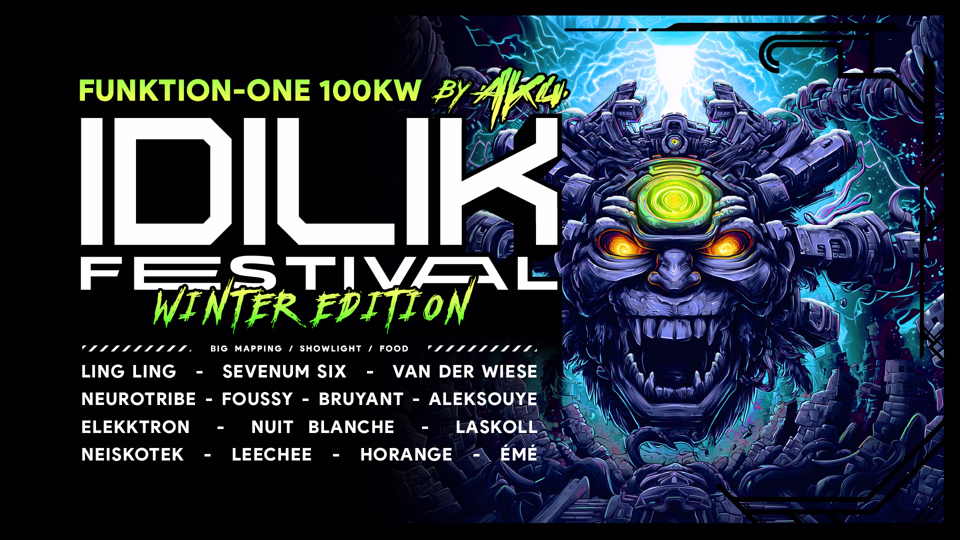 Les meilleurs Festivals Techno en France en 2026 ! - Idilik festival winter edition festival techno france - Tenue de festival