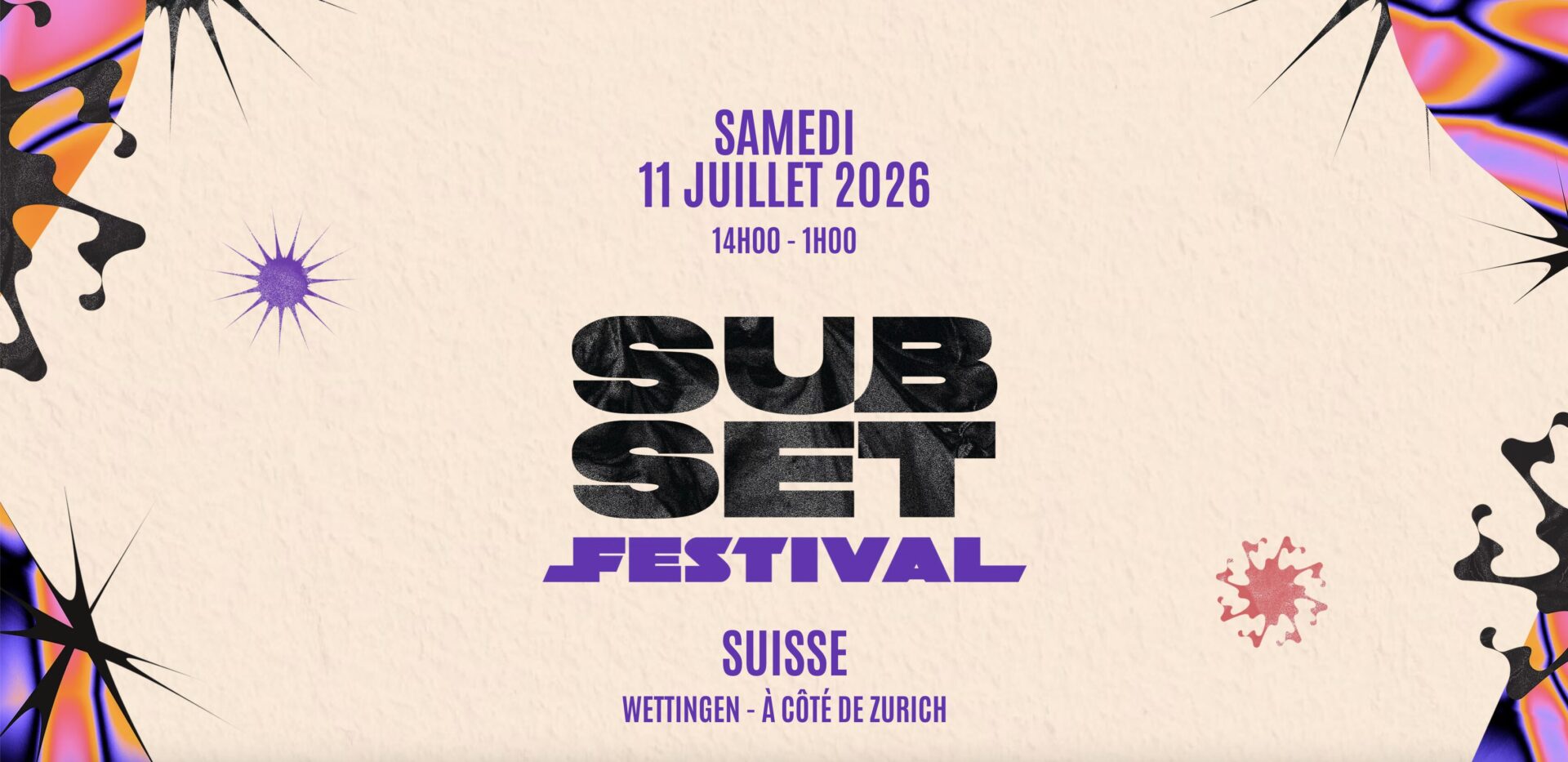 Les meilleurs Festivals Techno en Suisse en 2026 ! 25 Les meilleurs Festivals Techno en Suisse en 2026 ! - Subset festival (wettingen) festivals techno suisse - Tenue de festival