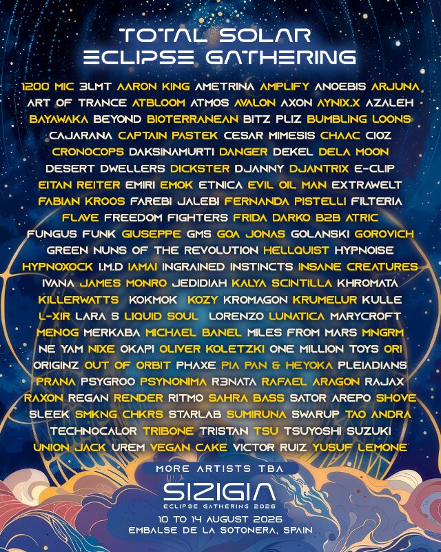 Les meilleurs Festivals Techno en Espagne en 2026 ! 22 Les meilleurs Festivals Techno en Espagne en 2026 ! - Sizigia festival (alcalá de gurrea, huesca) festivals techno espagne - Tenue de festival