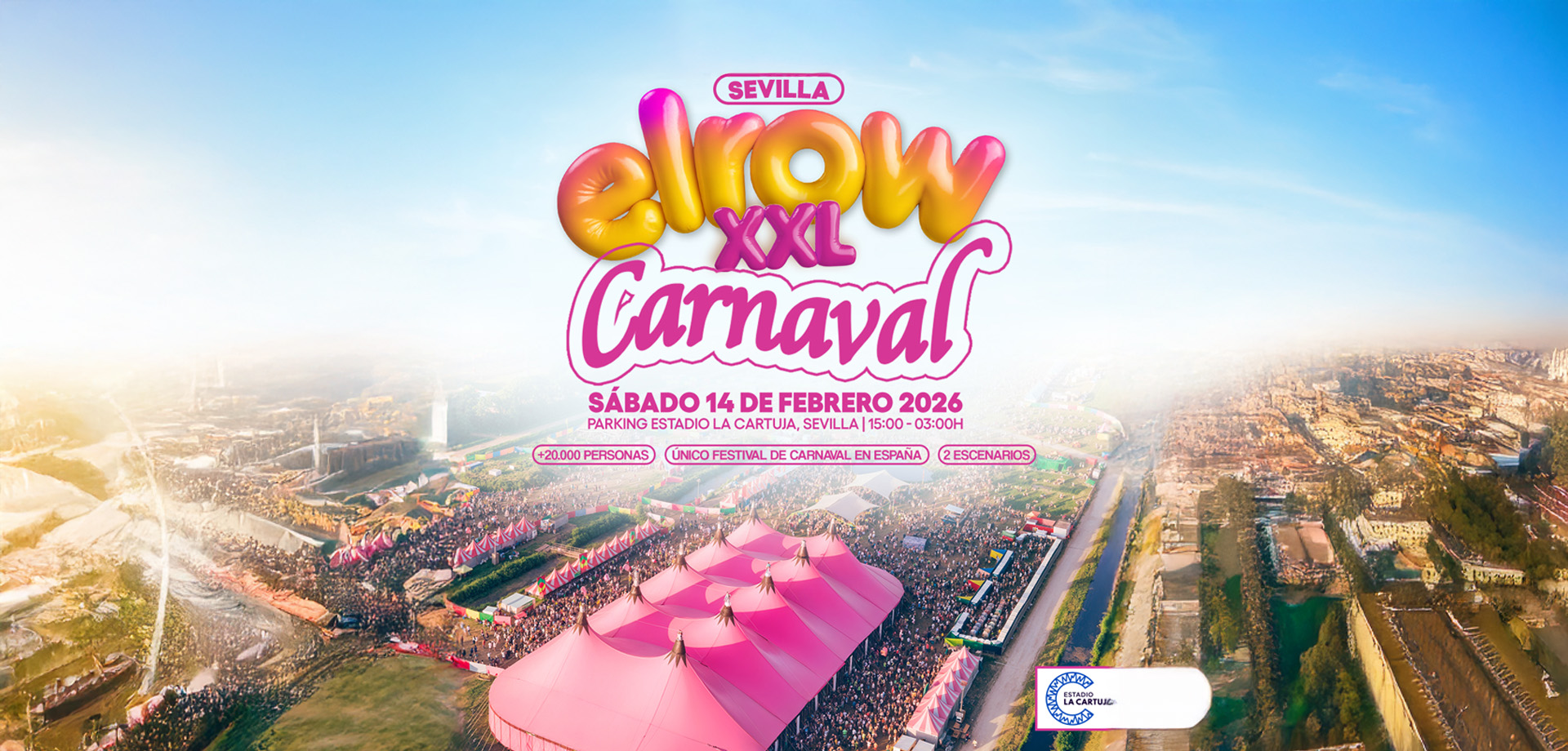 Les meilleurs Festivals Techno en Espagne en 2026 ! 3 Les meilleurs Festivals Techno en Espagne en 2026 ! - Elrow xxl carnaval seville festivals techno espagne - Tenue de festival
