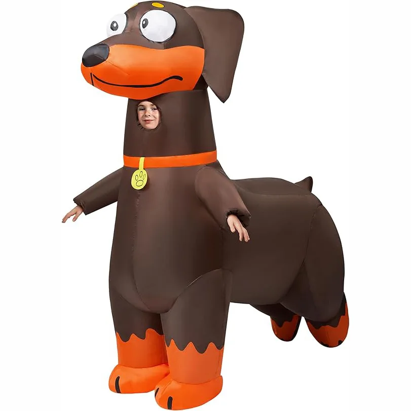 Costume de chien teckel gonflable - Kf s f a c d ed b c e d da i - Tenue de festival