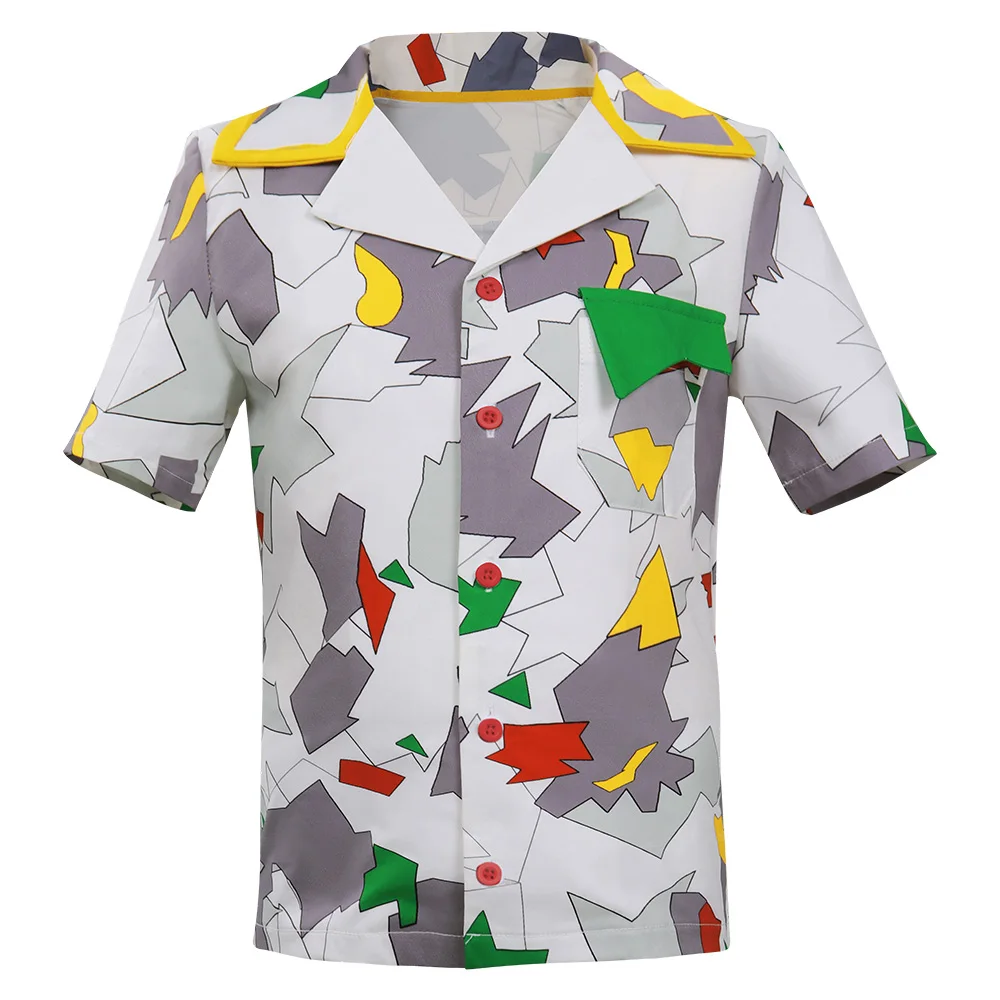 Chemise de cosplay “Dustin Henderson” dans Stranger Things (Saison 3) - Kf sb be ccae c c f c a a s - Tenue de festival