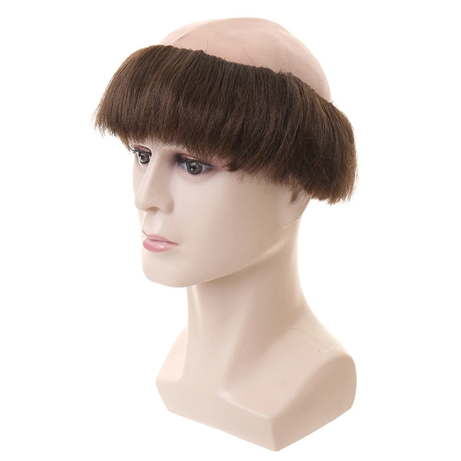 Perruque de moine chauve avec coupe au bol - Kf sd a b b be fd eb f e d - Tenue de festival