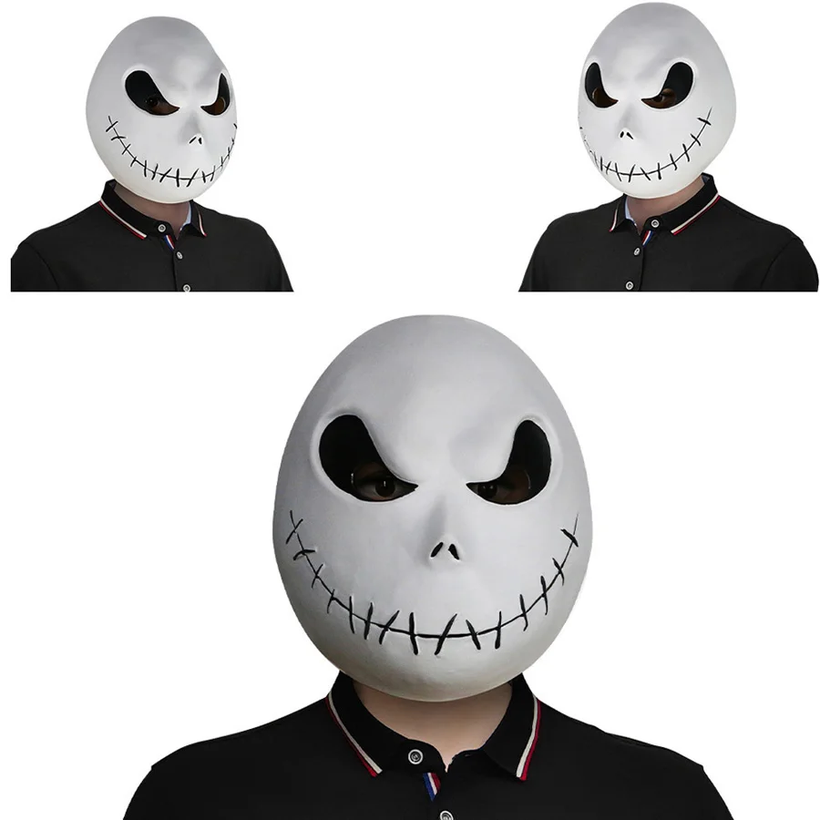 Masque de Jack Skellington en latex - Kf sdd ec f e d eb ee cdd f afe - Tenue de festival