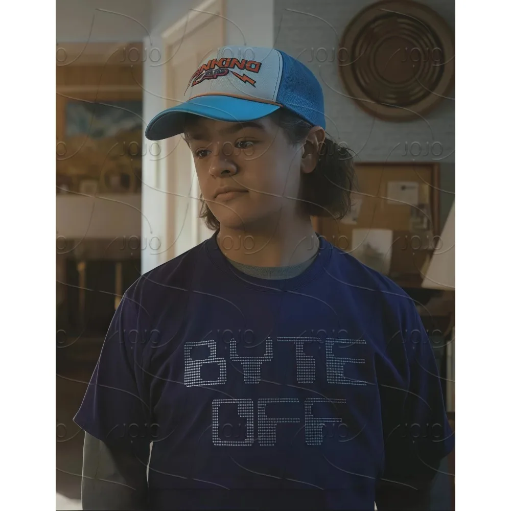 T-shirt BYTE OFF de "Dustin" dans Stranger Things (Saison 2) - Kf sff a cdc ab fb fbb - Tenue de festival
