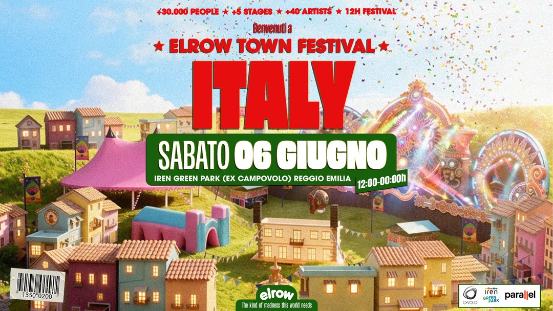 Les meilleurs Festivals Techno en Italie en 2026 ! 4 Les meilleurs Festivals Techno en Italie en 2026 ! - Elrow town italia (reggio emilia) festivals techno italie - Tenue de festival