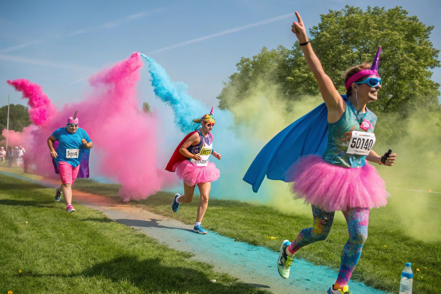 Les meilleurs déguisements pour les Color Run ! - Deguisements pour les color run - Tenue de festival