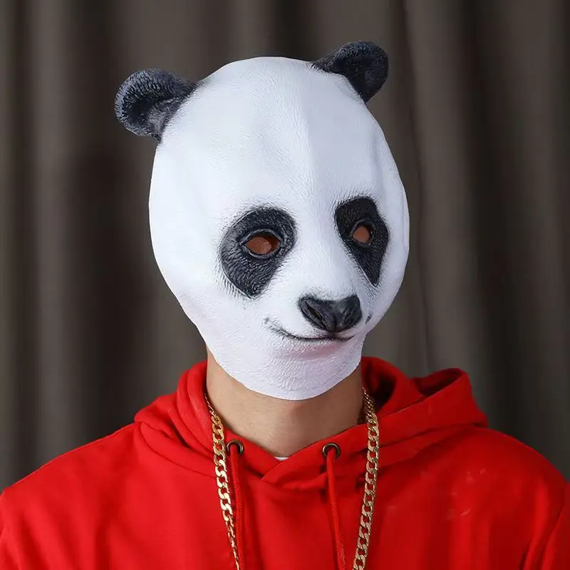 Masque de Panda en latex - Kf s c ef cdc f a f a af aa - Tenue de festival