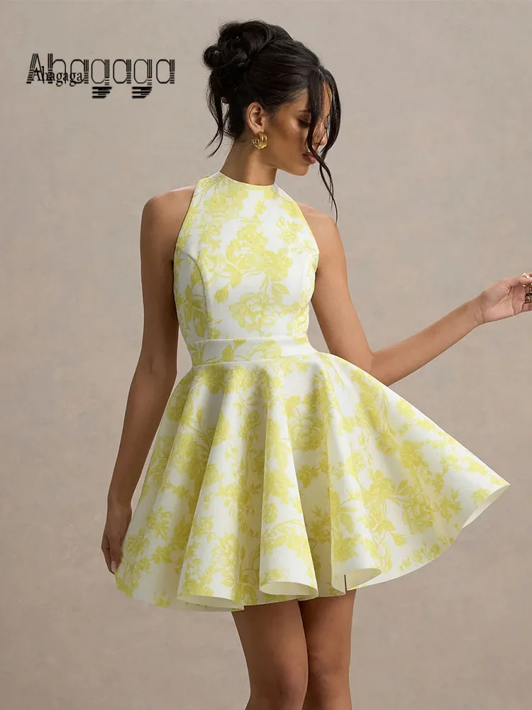 Robe patineuse sans manche à motif floral - Kf s cee c aea aaf de - Tenue de festival