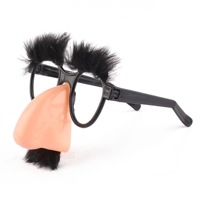Lunettes avec faux nez, sourcils et moustache - Kf s ae b e f b c d f k - Tenue de festival
