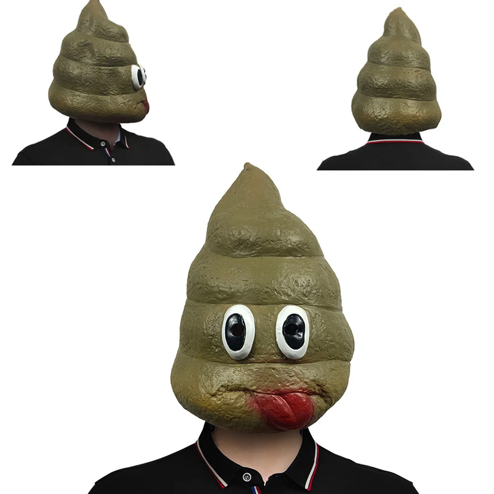 Masque "Emoji Caca" - Kf s d a f db e eba cb a d d - Tenue de festival