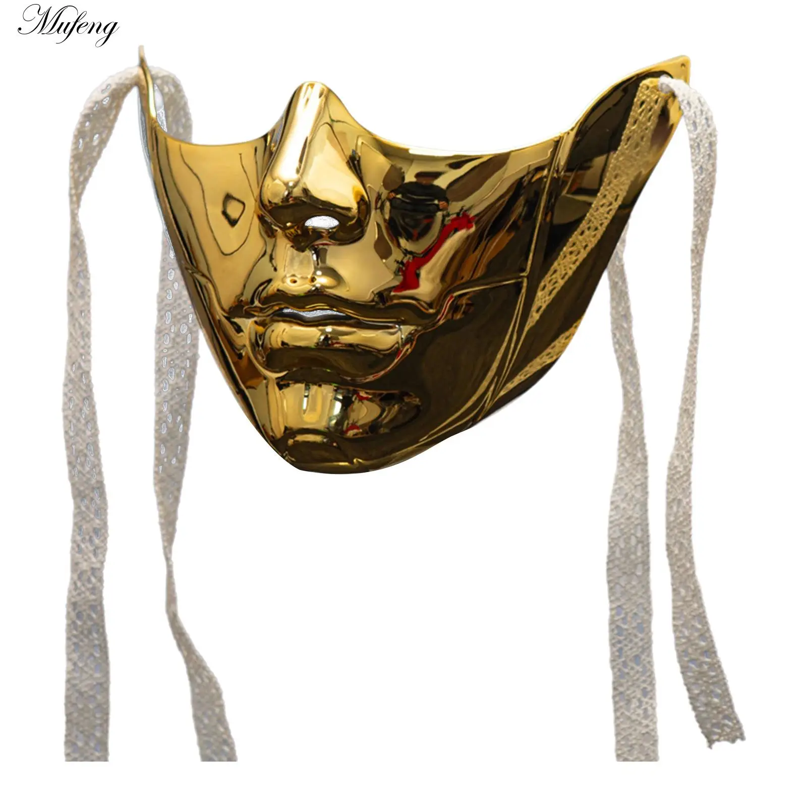 Demi-masque inférieur rigide effet miroir - Kf s acddae d fab adecf ed en - Tenue de festival