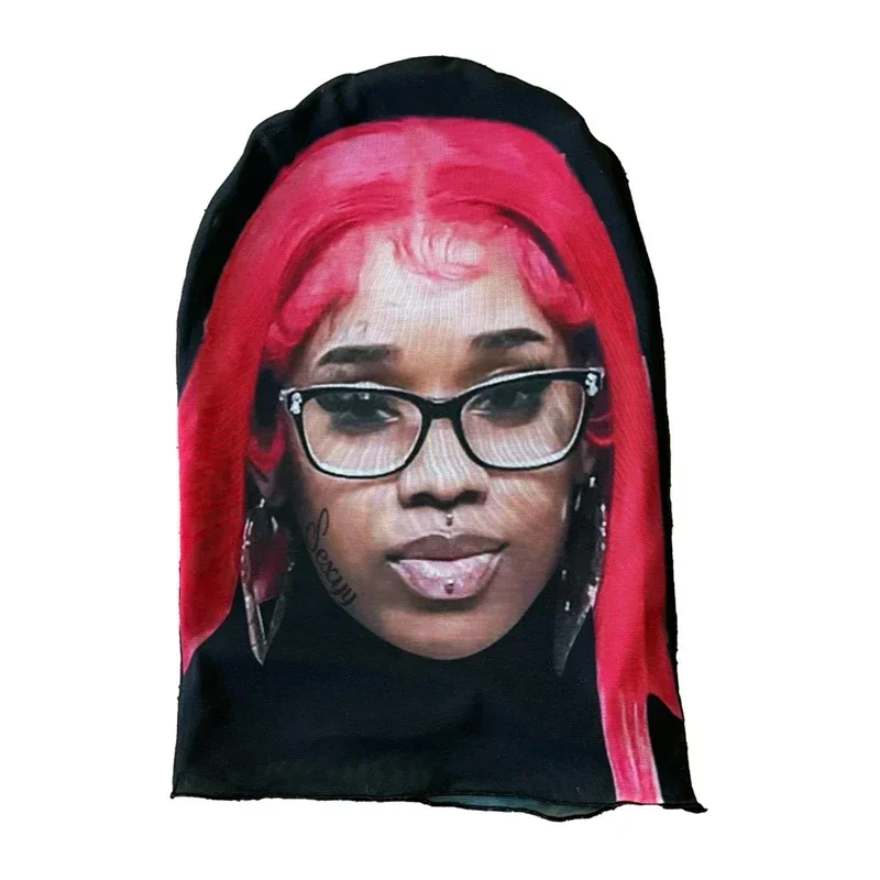 Masque de “Sexy Red” imprimé - Kf sbc d b d a b a e ffb ci - Tenue de festival