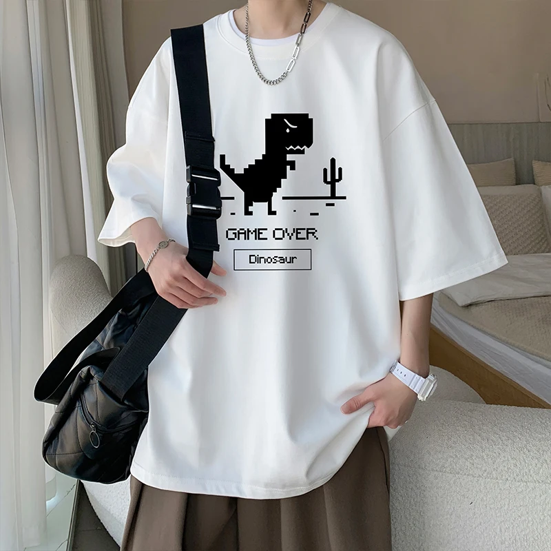 T-shirt - Jeux Dinosaure de Google Chrome - Kf sc c b d db d f fv - Tenue de festival