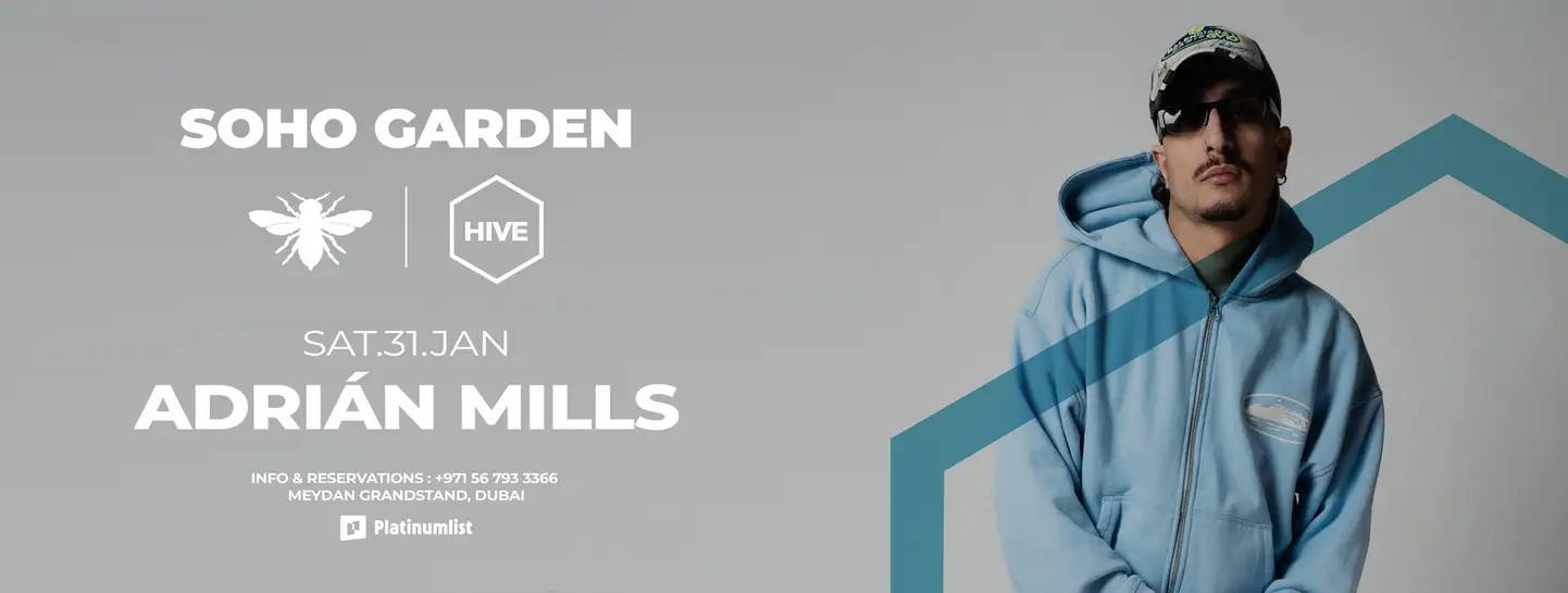 Les meilleurs Festivals Techno à Dubaï en 2026 ! - Adrián mills at hive – hive dubai festivals techno dubai - Tenue de festival