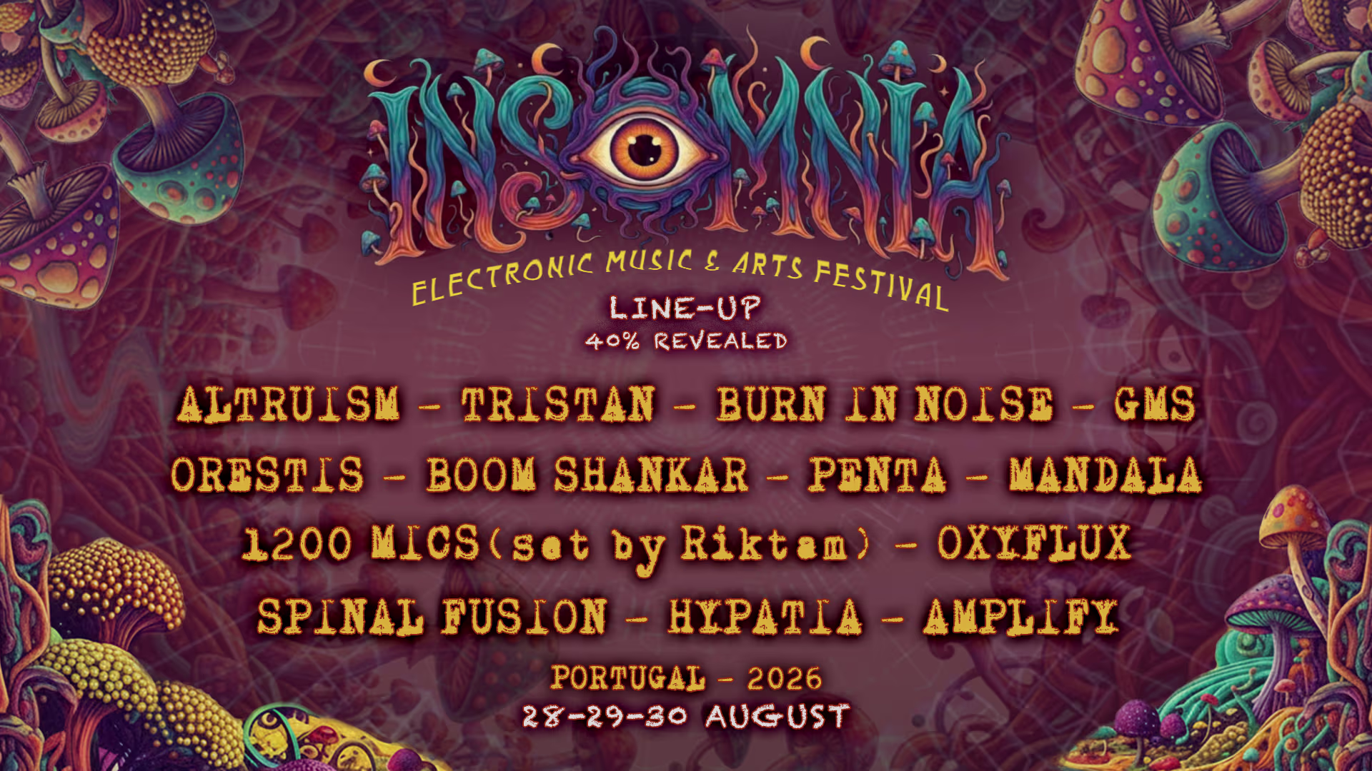 Les meilleurs Festivals Techno au Portugal en 2026 ! - Insomnia electronic music & arts festival festivals techno portugal - Tenue de festival