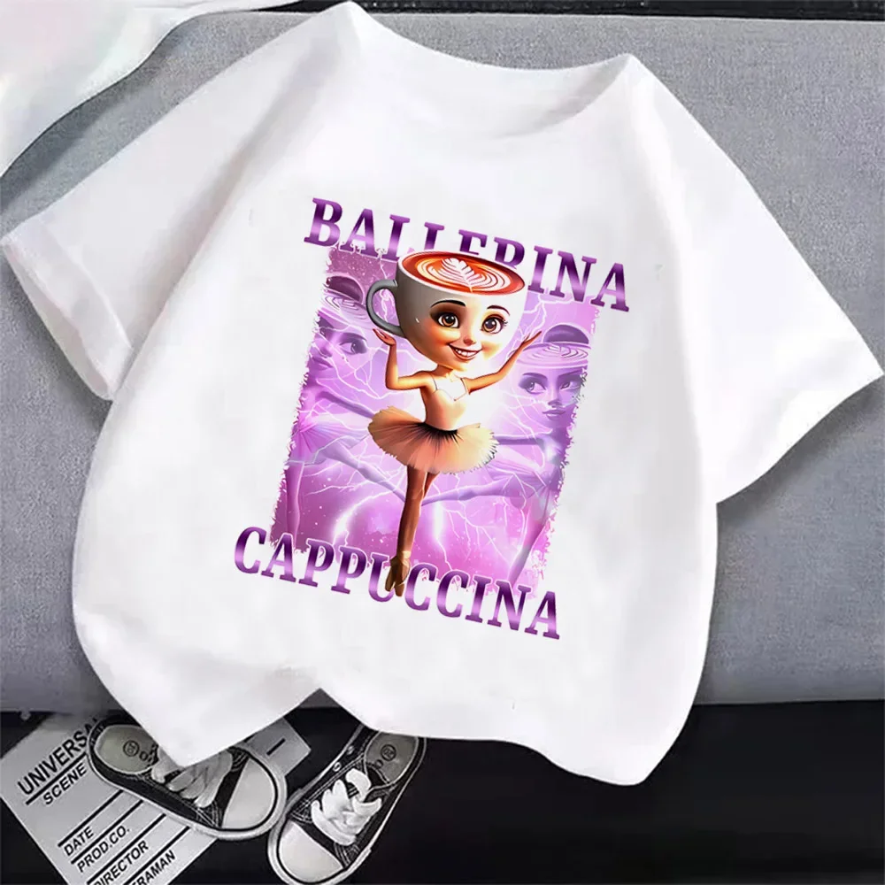 T-shirt “Ballerina Cappuccina” des Brainrot Italien - Kf s a a d a b a b f e q - Tenue de festival