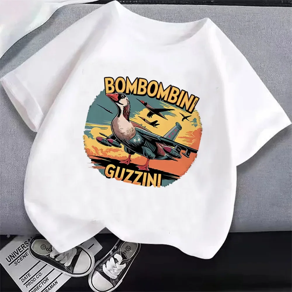 T-shirt “Bombombini Guzzini” des Brainrot Italien - Kf s ccf c b bb e c - Tenue de festival