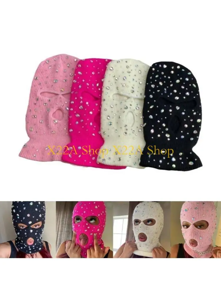 Cagoule strassée en maille avec cristaux - Kf sdb b f c d b e fa c d be q - Tenue de festival