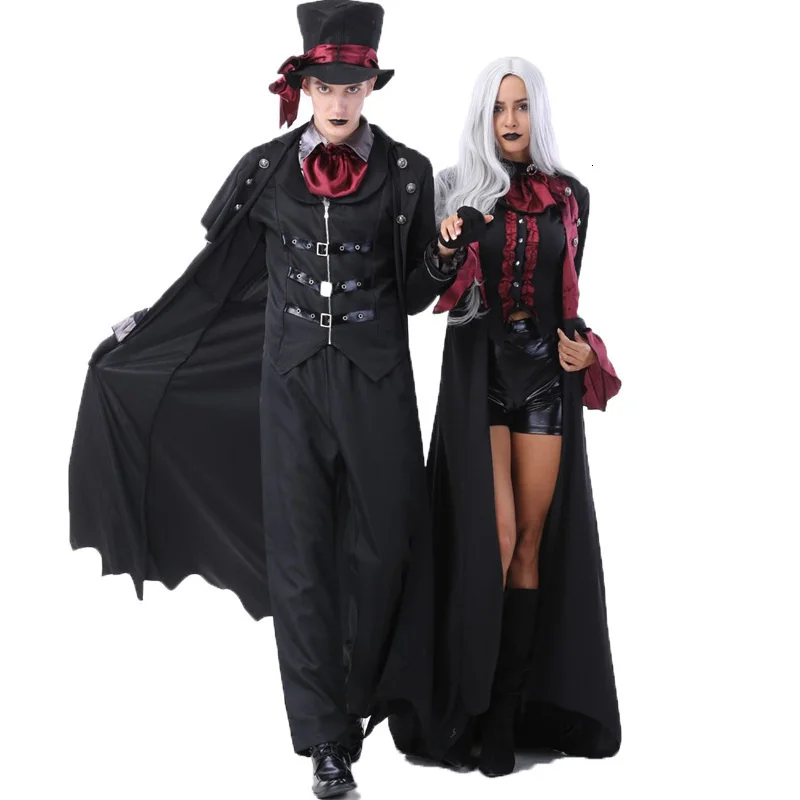 Costume de couple “Vampire Aristocrate” gothique victorien - Kf sdfa a f c c ea c ea u - Tenue de festival