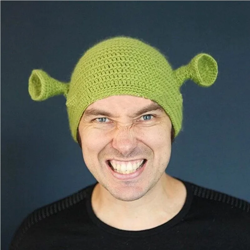 Bonnet de “Shrek” en tricot - Kf sf eea c e ec d c e a f fj - Tenue de festival