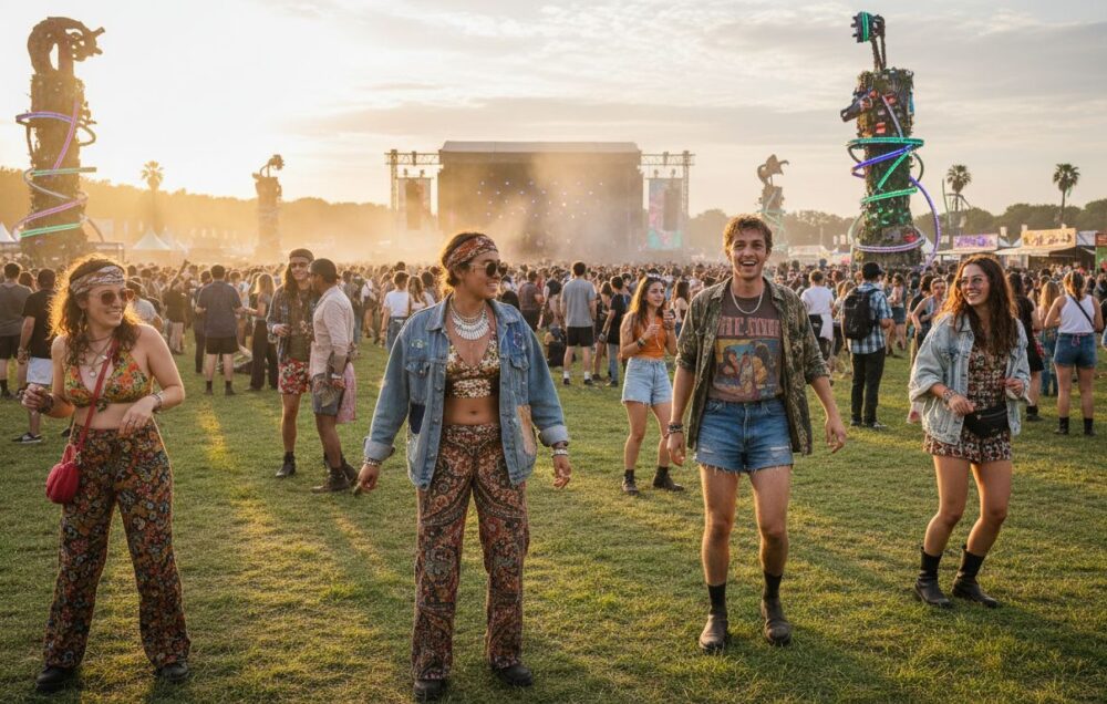 Les meilleures tenues pour Cabaret Vert Festival ! - Tenues pour cabaret vert festival - Tenue de festival