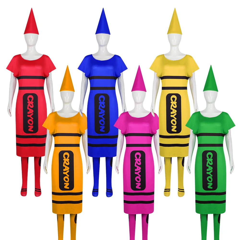 Déguisement “Crayon de couleur” pour adulte - Kf s f a a a b e - Tenue de festival