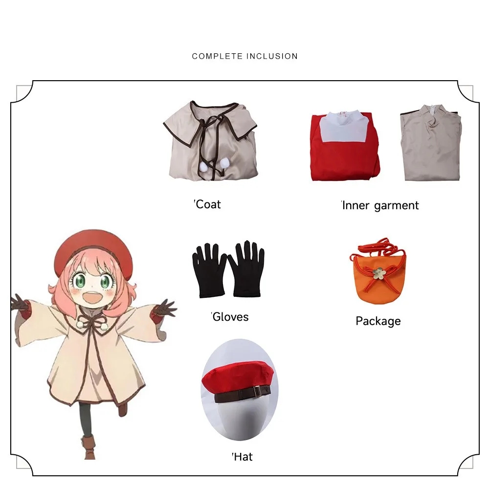 Manteau de cosplay “Anya Forger” dans SPY x FAMILY - 3XL - Kf s d fd a e a ea d f h - Tenue de festival