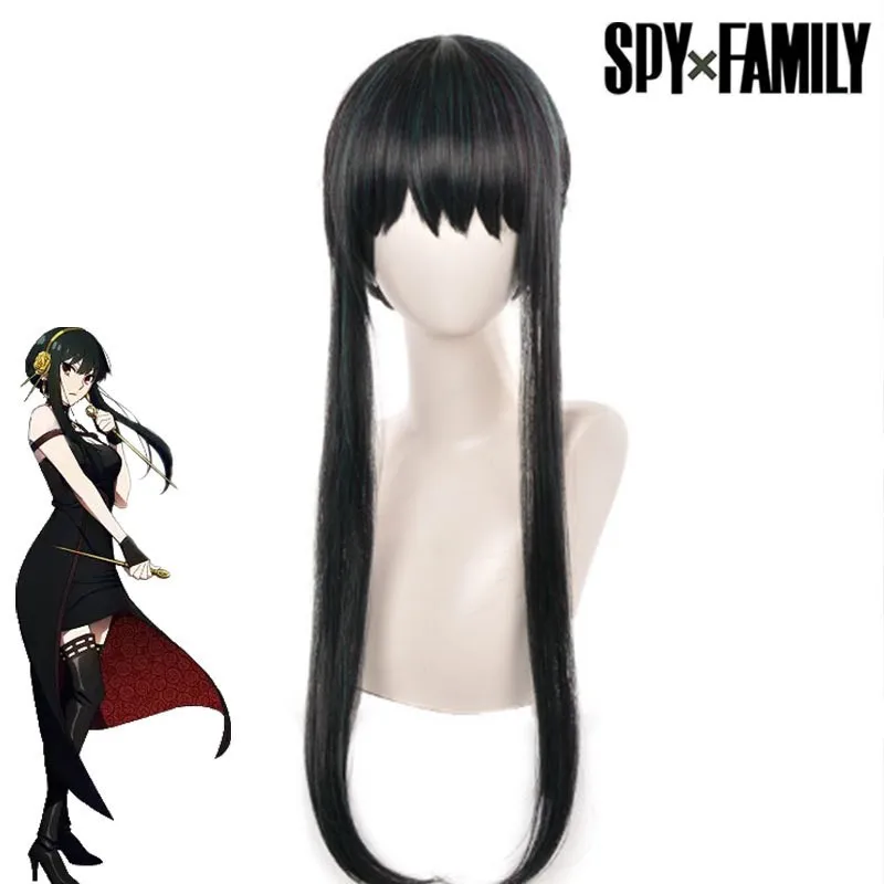 Perruque de cosplay “Yor Forger” dans SPY x FAMILY - Kf s ce e d b ca ca a be a - Tenue de festival