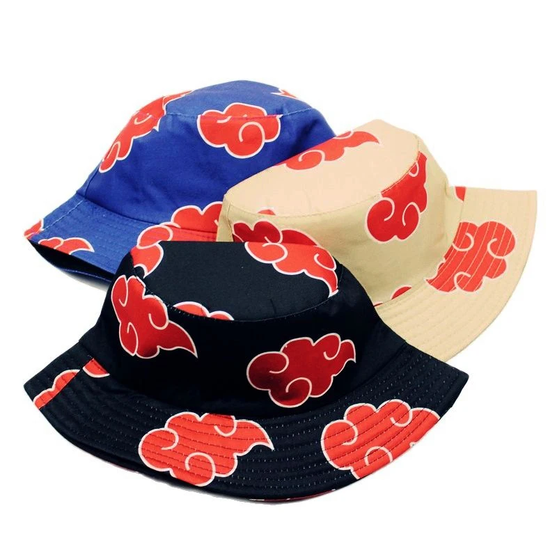 Bob motif nuages rouges "Akatsuki" dans Naruto - Kf h ffb acea f a c n - Tenue de festival