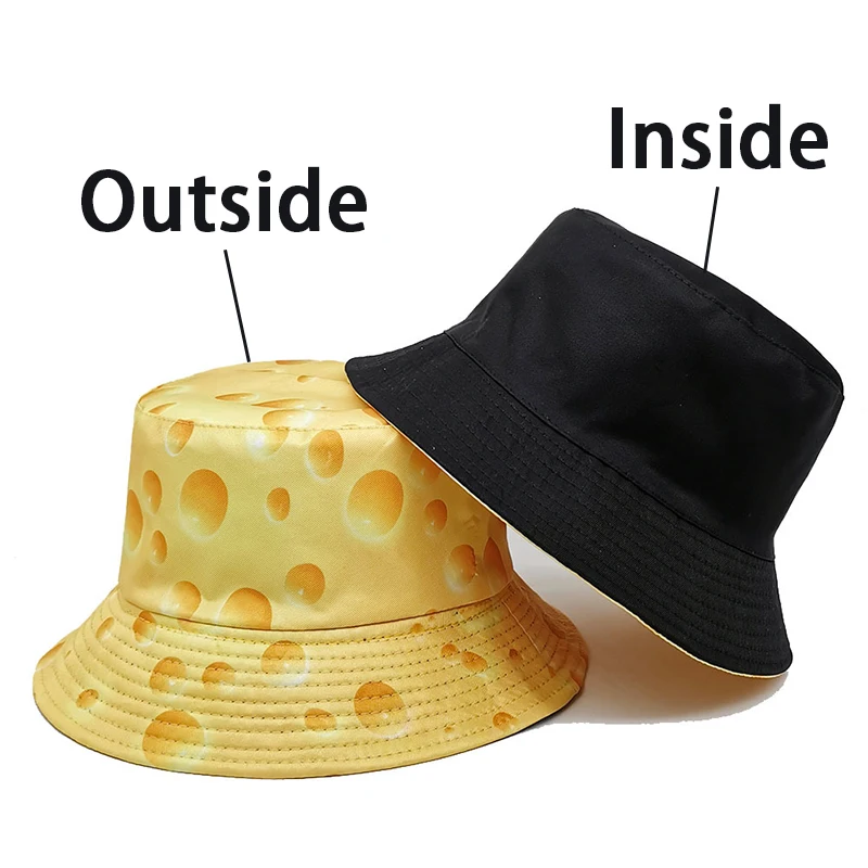 Bob motif fromage emmental troué jaune - Kf s f da af cbe e e aabc p - Tenue de festival