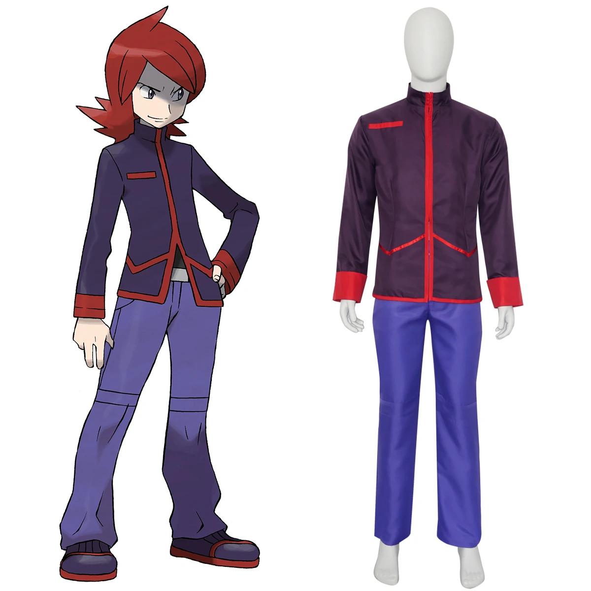 Costume de cosplay “Silver” dans Pokémon - Kf s a a bfc a f - Tenue de festival