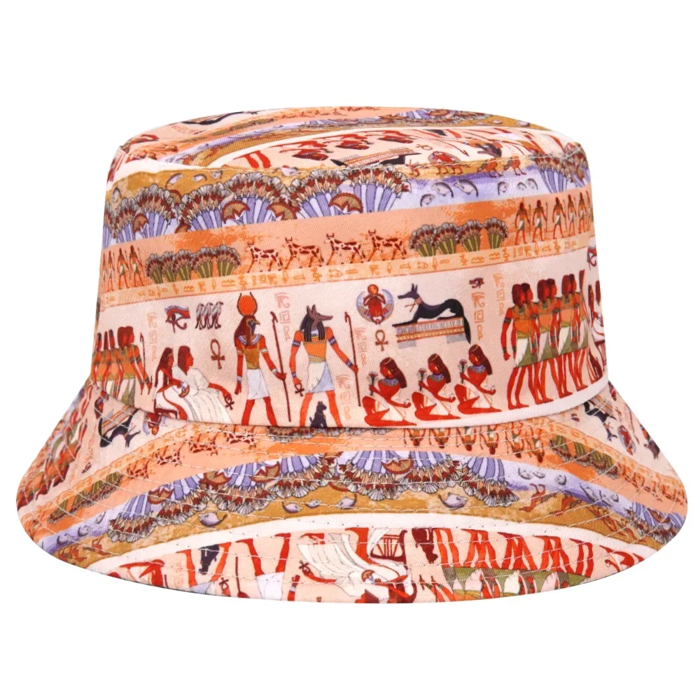 Bob motif hiéroglyphes égyptiens vintage - Kf sc f d edebe d a dd ci - Tenue de festival