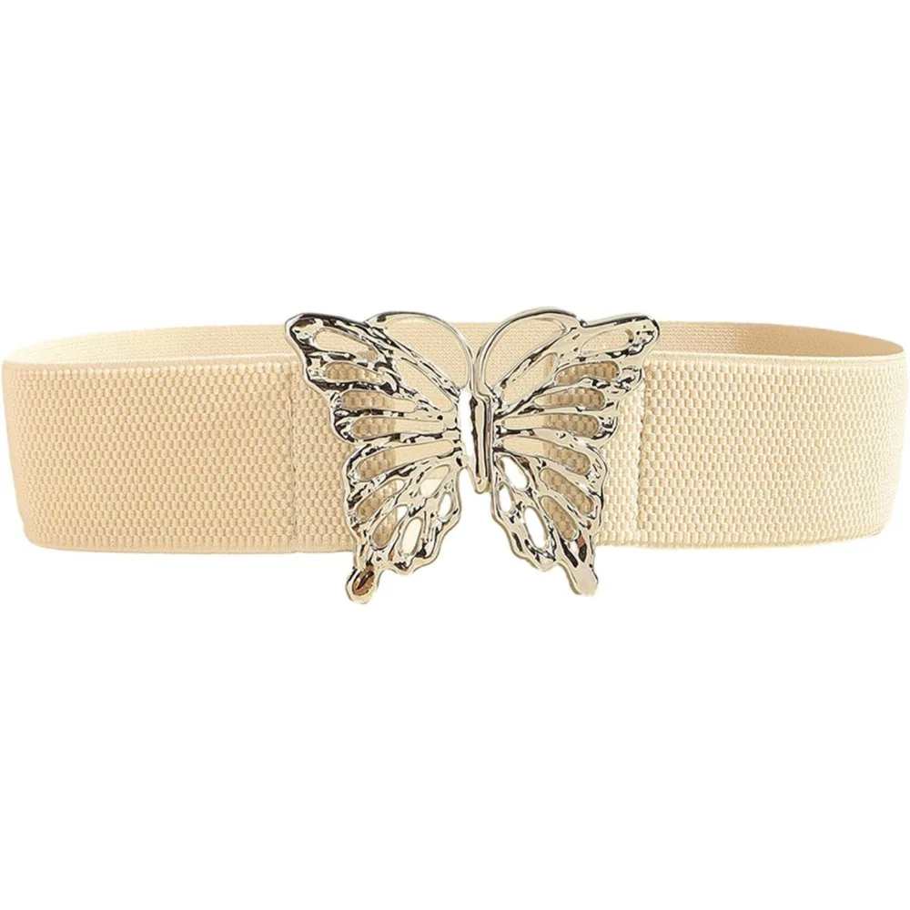 Ceinture élastique “Papillon” avec boucle métallique décorative - Kf se bde cf c b b c b x - Tenue de festival