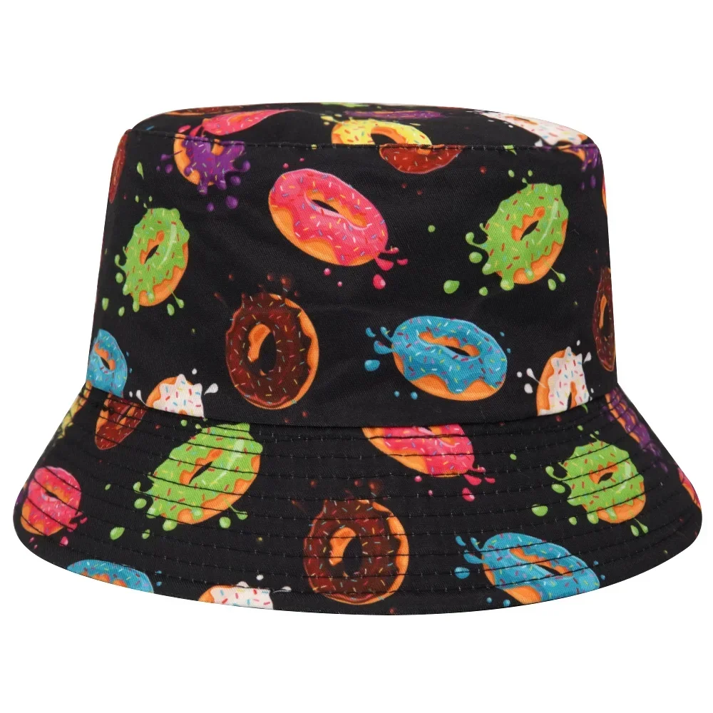Bob motif donuts colorés multicolores - Kf se c e ff f f - Tenue de festival