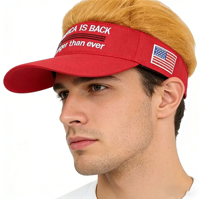 Casquette “Make America Great Again” avec cheveux de Donald Trump - Kf se a f d e c ce fcau - Tenue de festival