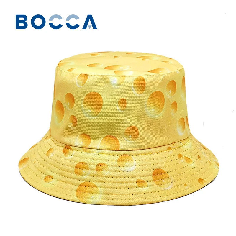 Bob motif fromage emmental troué jaune - Kf sed e b b a be b af f e d - Tenue de festival