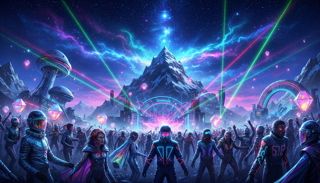 Les meilleures tenues pour le Cosmic Mountain Festival ! 1 tenues pour le Cosmic Mountain Festival