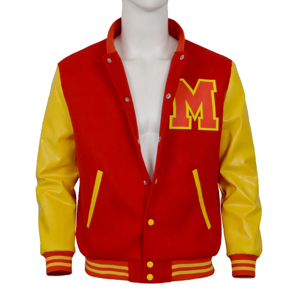 Veste Varsity de Cosplay “Michael Jackson” dans Thriller - Kf s b d f b e cd d c eee cw - Tenue de festival Veste Varsity de Cosplay “Michael Jackson” dans Thriller - Kf s b d f b e cd d c eee cw - Tenue de festival