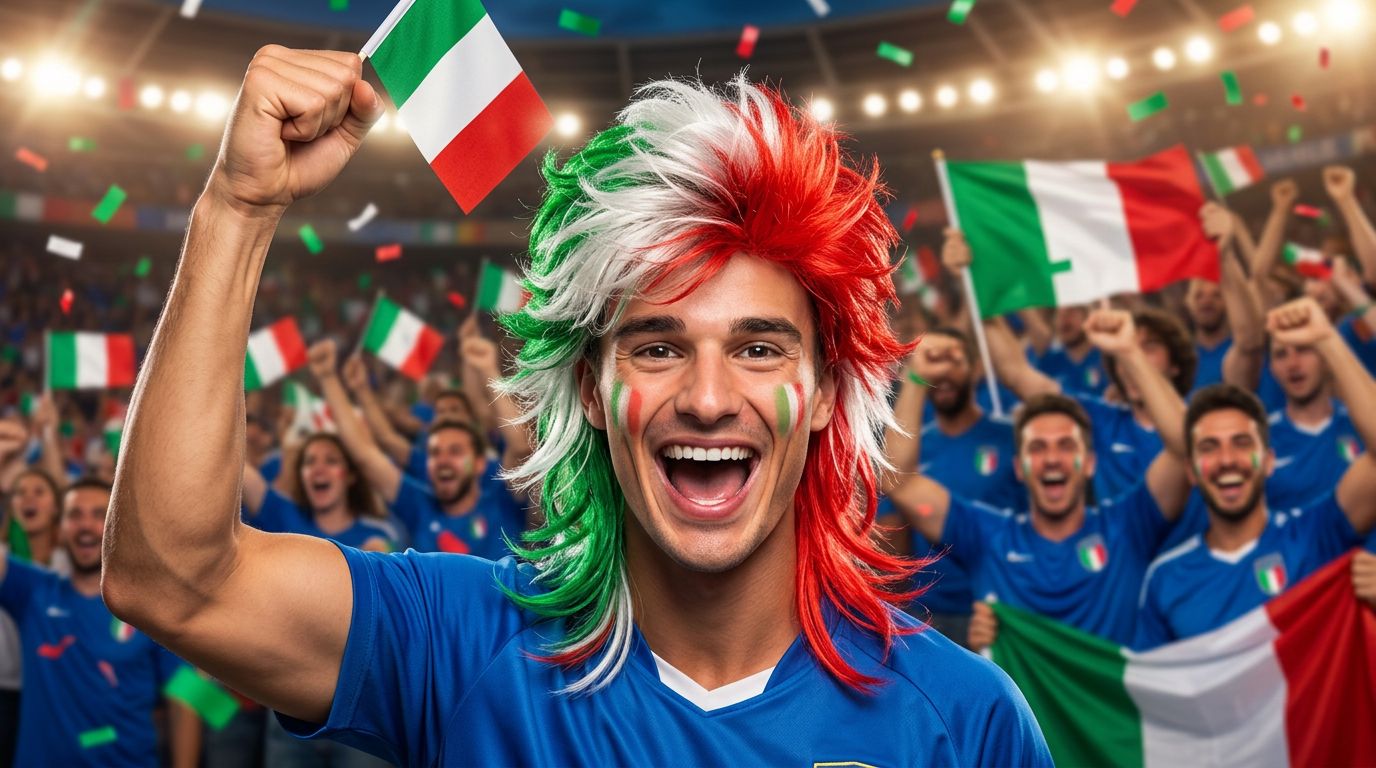 Cache cou de supporter avec drapeaux pour la coupe du monde - Tenue de festival