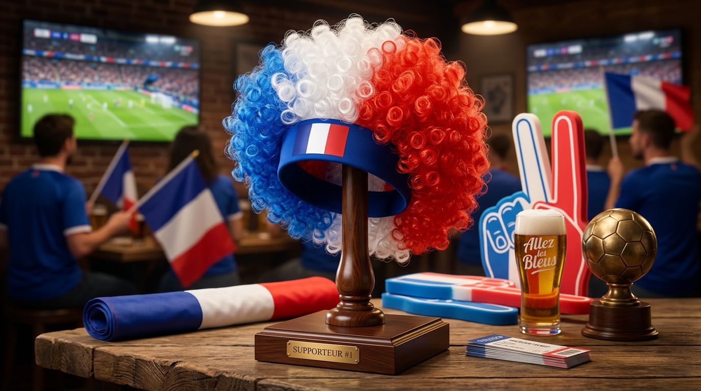 Cache cou de supporter avec drapeaux pour la coupe du monde - Tenue de festival