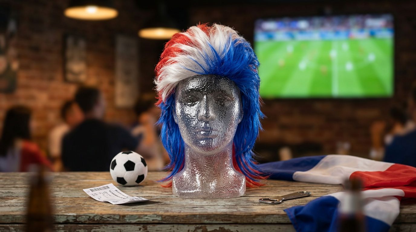 Cache cou de supporter avec drapeaux pour la coupe du monde - Tenue de festival